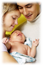 young parents with baby